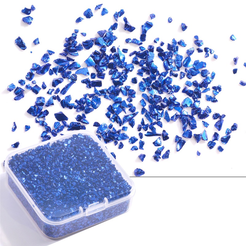 SIY  Irregular Glass Sequins Broken Glass Pieces Suitable for Nail Art Decoration