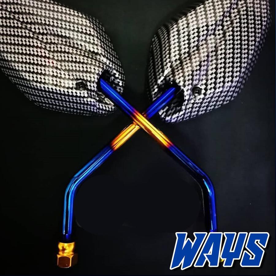 AI ☼ [X136] Spion Carbon Variasi Motor Yamaha Nmax x Vixion Xride Mio  GT Fino  Z MX King Y8L ✅