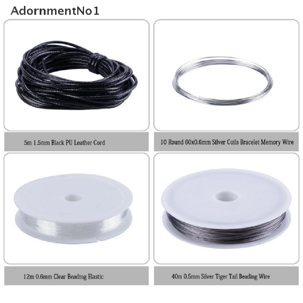 (AdornmentNo1) Set Kait Lobster + Cincin + Anting + Kait Gantung Untuk Aksesoris Perhiasan DIY