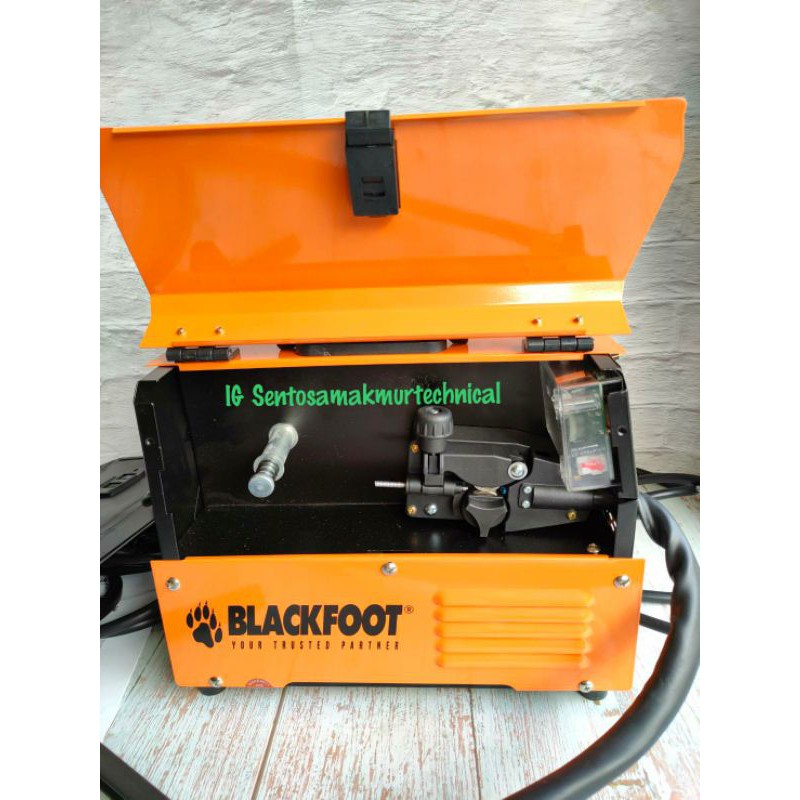 BLACKFOOT MIG 140 Inverter Trafo Las Mini Synergy CO2 Tanpa Gas