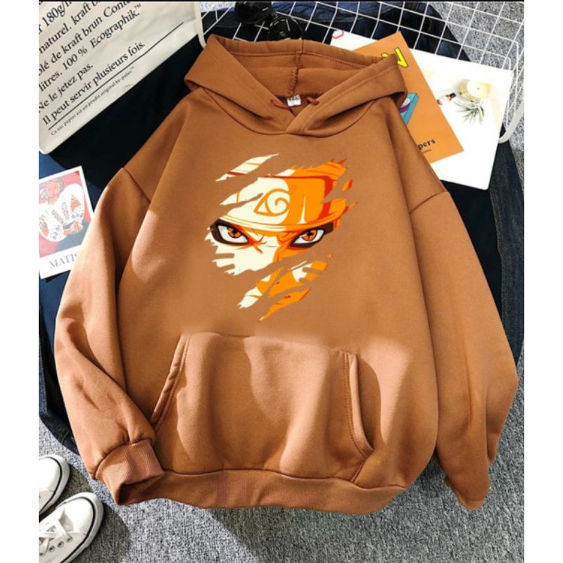 NARUTO SAGA MODE SWEATER HOODIE UNISEX ANIME TEBAL TERBARU'