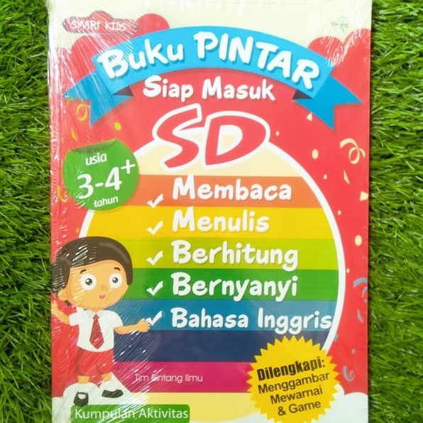 Buku PIntar Siap Masuk SD usia 3-4+