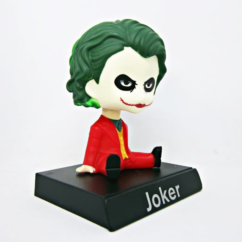 Super Murah PAJANGAN DASHBOARD MOBIL JOKER DUDUK KEPALA GOYANG MINIATUR HIASAN