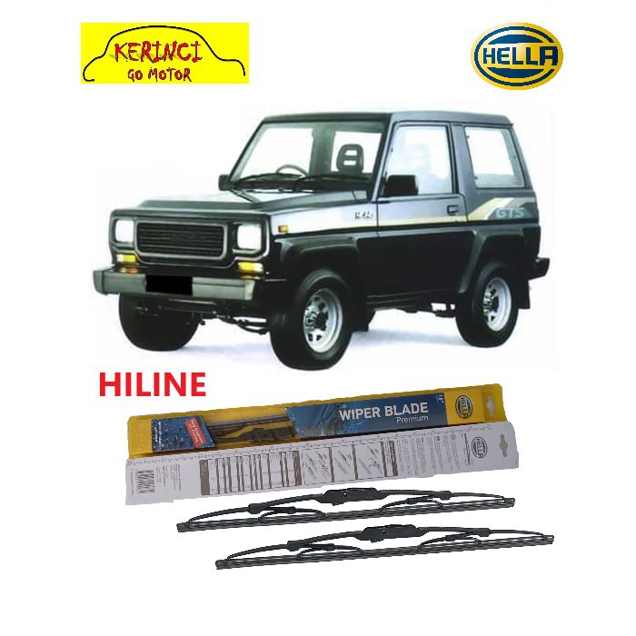 WIPER DAIHATSU HILINE HELLA PREMIUM 17&quot; &amp; 17&quot; - WIPER HELLA SEPASANG