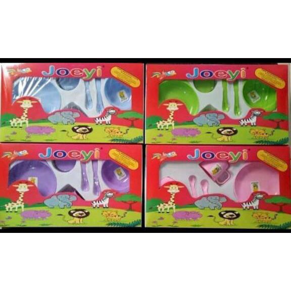 FEEDING SET JOEYI BESAR / TEMPAT MAKAN BAYI / KADO MURAH
