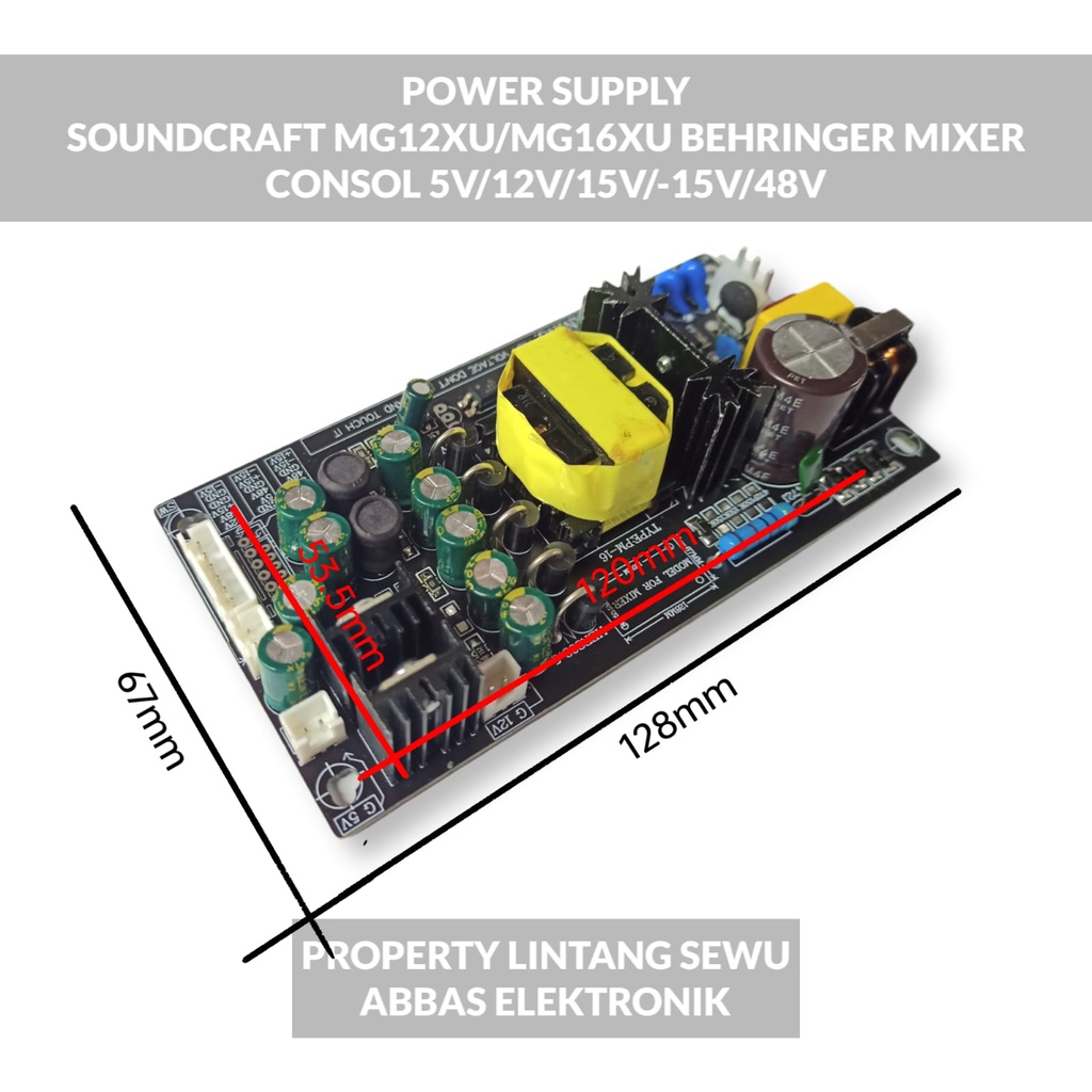 POWER SUPPLY MIXER PM-16 4-16 CHANEL DY-80  16-36 CHANEL POWER SUPPLY AUDIO MIXER ASHLEY 5V/12V/15V/-15V/48V