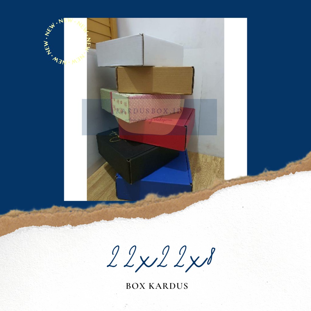 

BOX PACKAGING/GIFT BOX/KARDUS PACKING/ 22X22X8