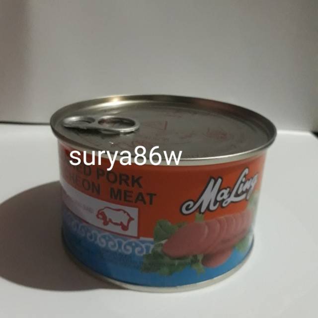 

Ham Maling canned pork TTS - luncheon meat - wu can rou