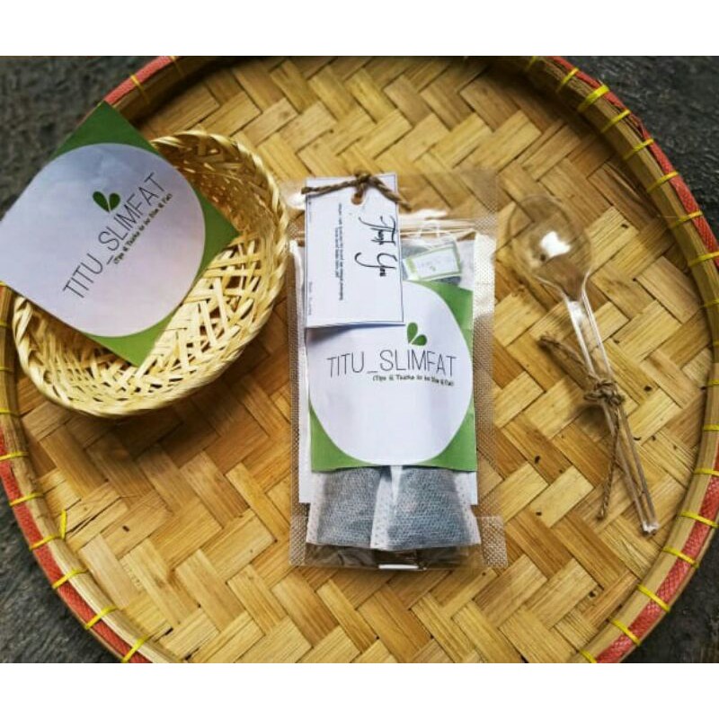 

Titu_slimfat Teh Pelangsing / Greentea 99% (Isi 10)