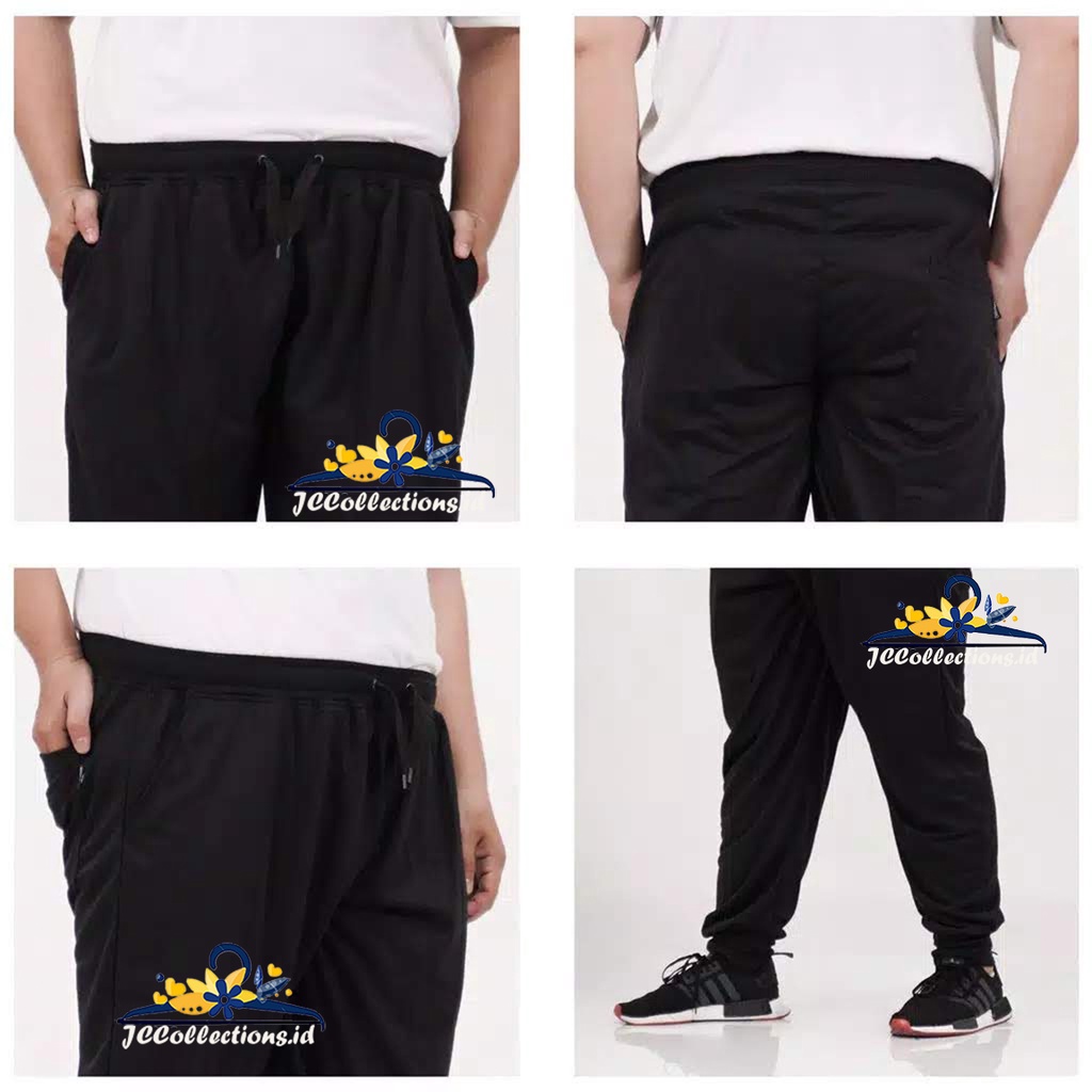 Celana Jogger Pria Jumbo Polos Training Pants Big Size Jumbo - Evand JCCollections