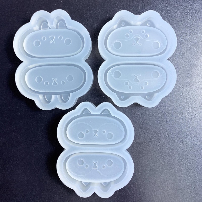 Siy Cetakan Resin Epoksi Bentuk Geometribinatang Kecil Bahan Silikon Untuk Gantungan Kunci DIY