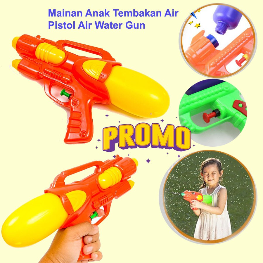 Mainan Anak Pistol Air / Tembakan Air - Water Gun Toys Plastic