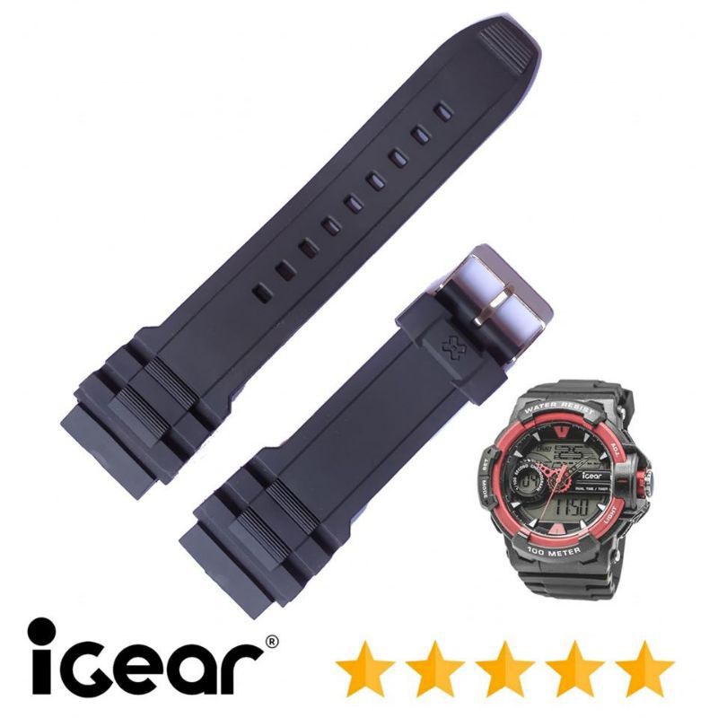 Igear i64 strap tali Jam Tangan igear i64-1938 Rubber Karet jam