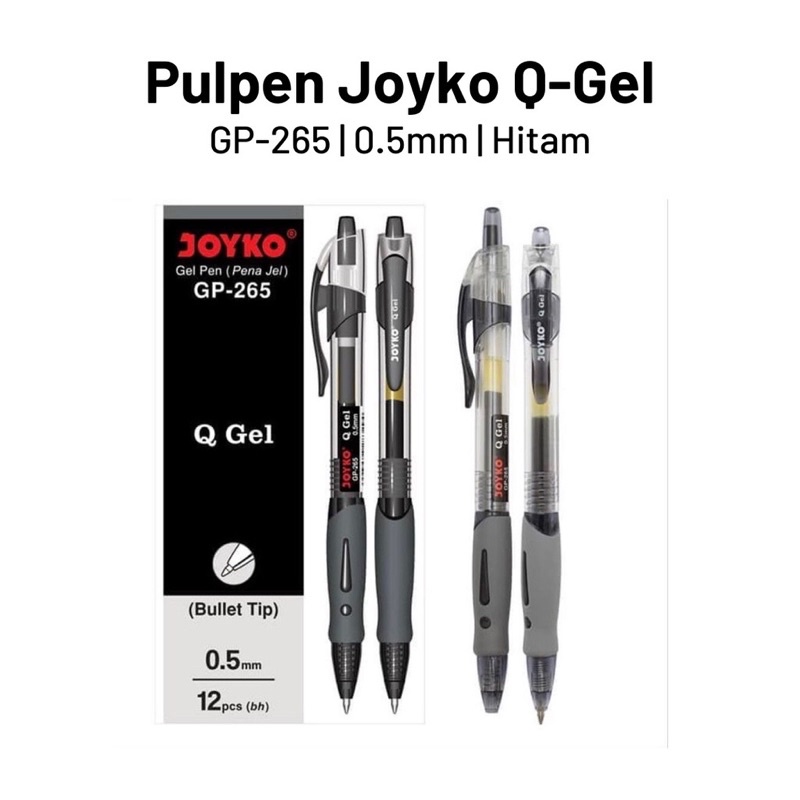 

PULPEN JOYKO 0,5mm HITAM PER PCS