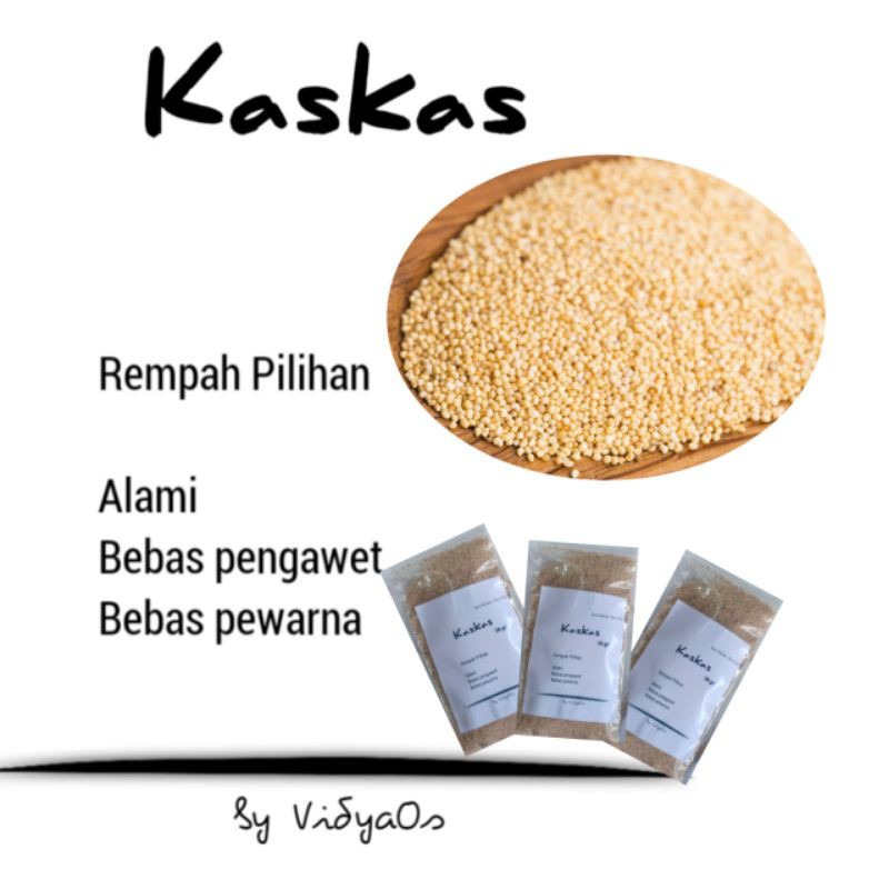 

Rempah Kas kas pilihan 50 gram