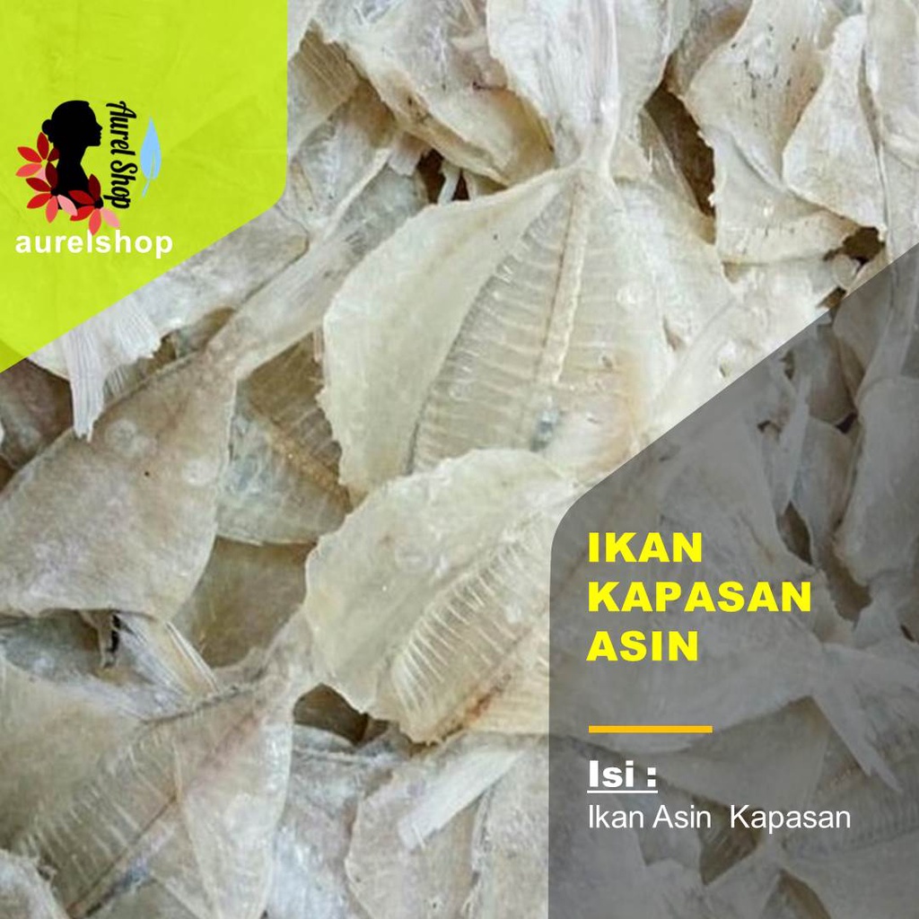 

250 gram Ikan Kapasan Asin