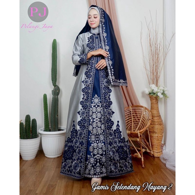 Gamis Selendang Mayang Original Pelangi Jaya Butik