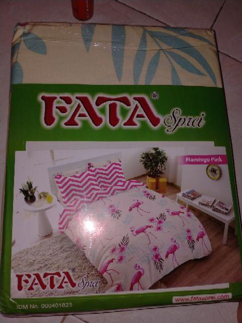 Sprei Fata Flamingo Pink Ukuran King 180x200 / Queen 160x200