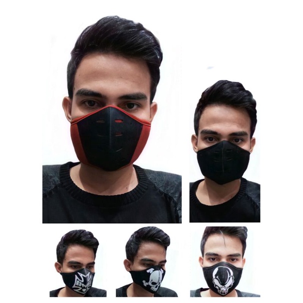 Masker Motor Pria | Masker Berkendara Motor Pria | masker bike | masker motor motif | masker tebal |