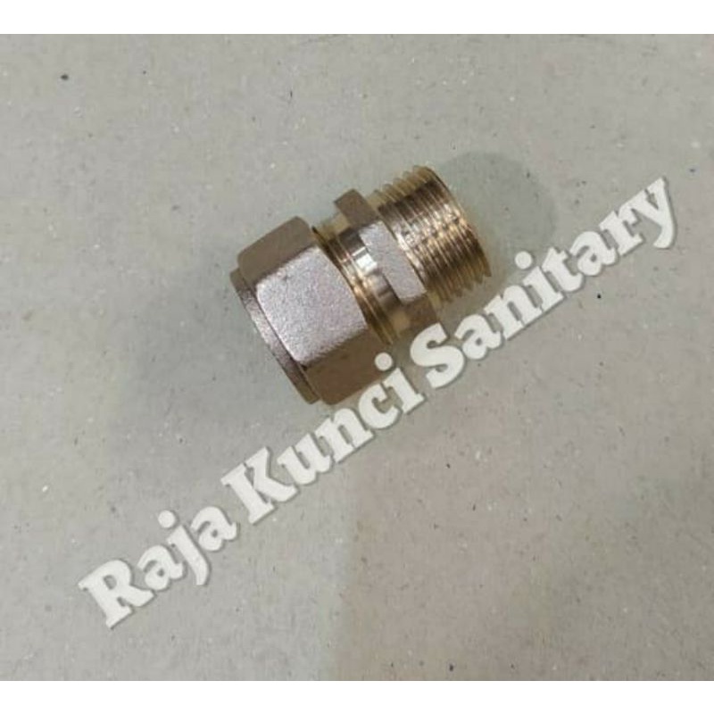 Sok Drat Luar 1/2&quot; Inch Kuningan/Sok Drat Luar 1/2&quot; inch Water Heater