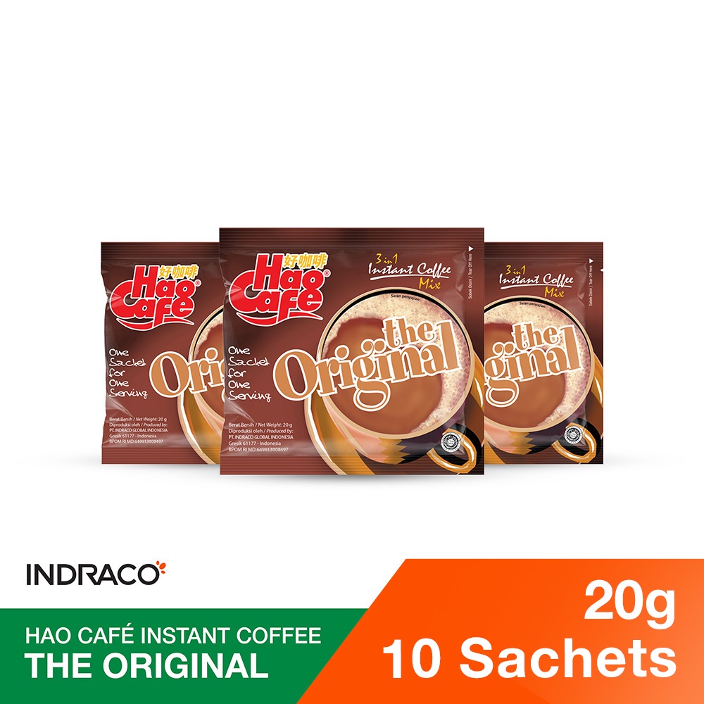 

Hao Cafe Instant Coffee The Original (10 sachets x 20g)