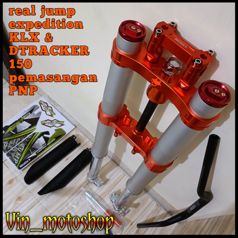 USD real jump EXPEDITION KLX DTRACKER 150 original pemasangan PNP