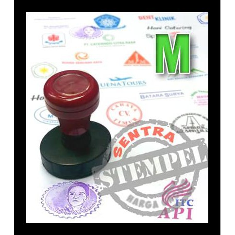 

Big Sale Stempel 1 Warna - Medium M - Tanpa Bantalan Barang Bagus