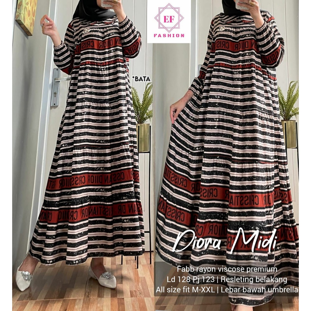 DIORA MIDI DRESS BY EF