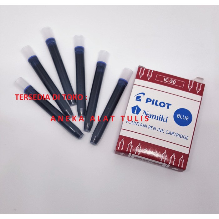 

Jual PILOT NAMIKI INK CARTRIDGE / TINTA IC-50 - Biru Terlaris