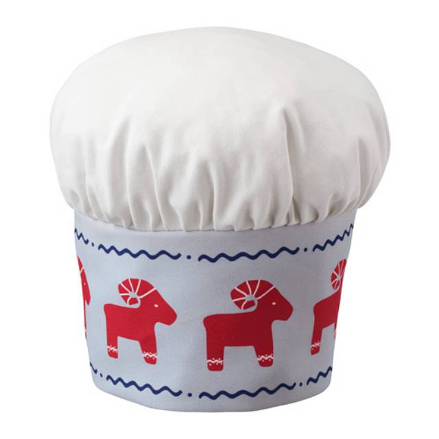 TOP CHEF Topi Koki Kids Chef Cap Topi Memasak Anak putih