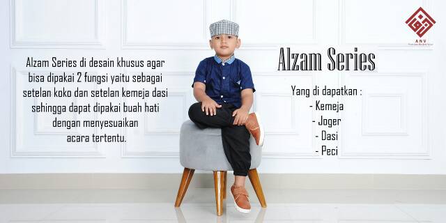 Baju Koko Kemeja Anak Laki Laki Setelan ANV