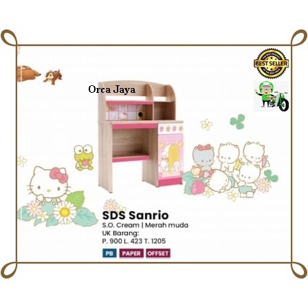 MEJA BELAJAR ANAK SDS SANRIO OLYMPIC