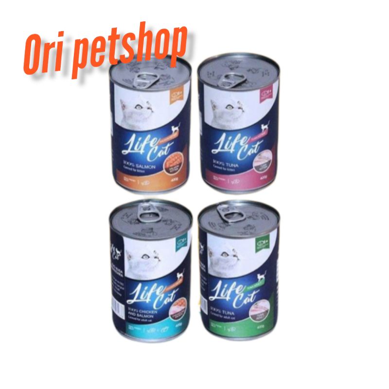 LIFE CAT KALENG 400 GR ALL VARIAN KITTEN ADULT