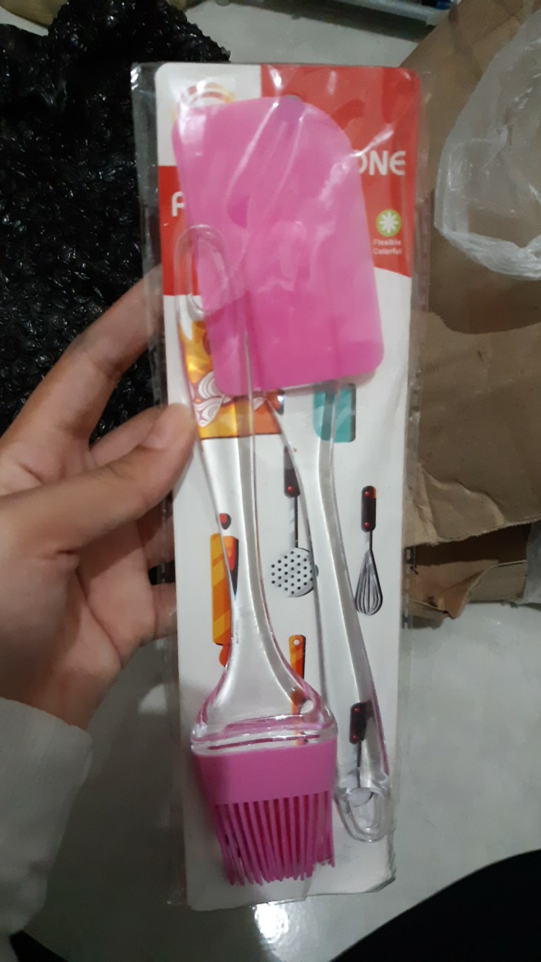 Kuas Silicon Set Isi 2 Spatula