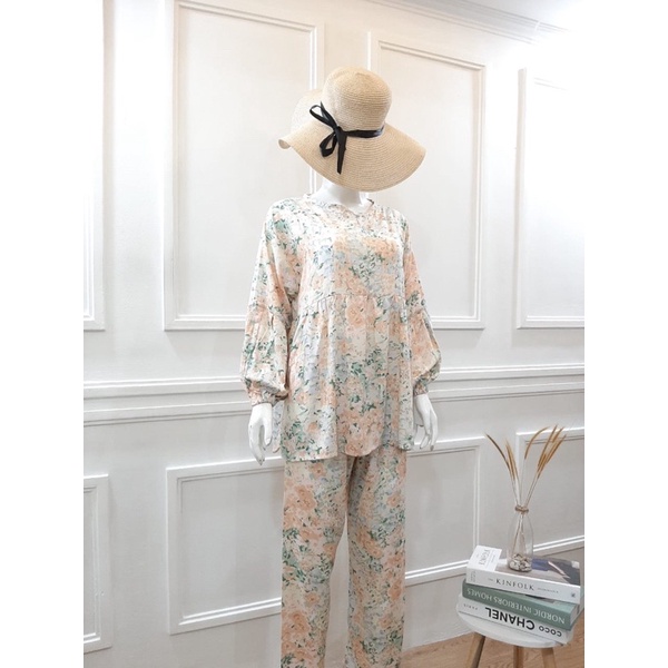 KARINE SET | ONE SET LENGAN PANJANG CELANA PANJANG | BAJU OOTD | BUSUI FRIENDLY | HIJAB FRIENDLY | P