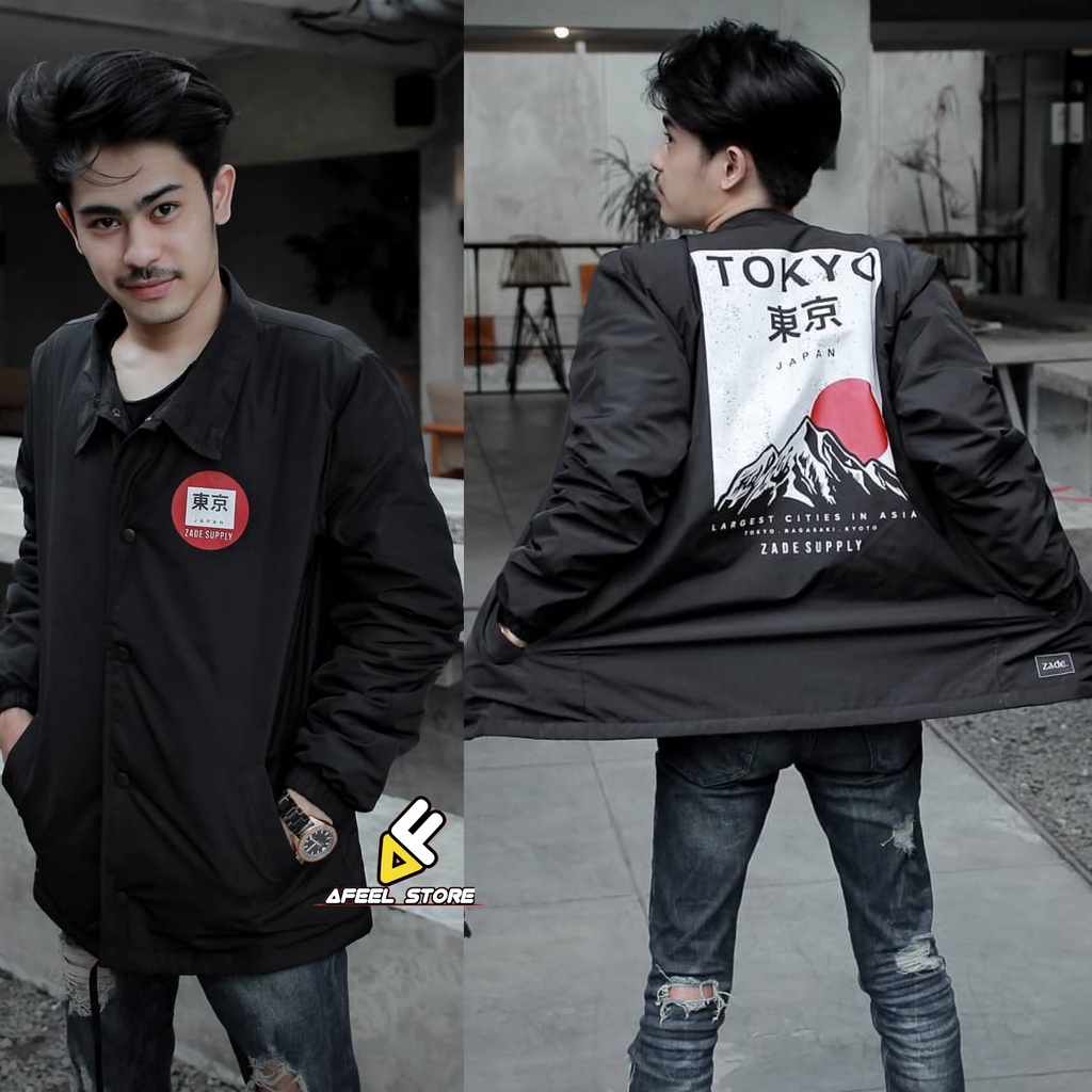 JAKET COACH PRIA NEW LINE YELLOW SALVIO HEXIA - JACKET WINBREAKER PARASUT COWOK-AF 18