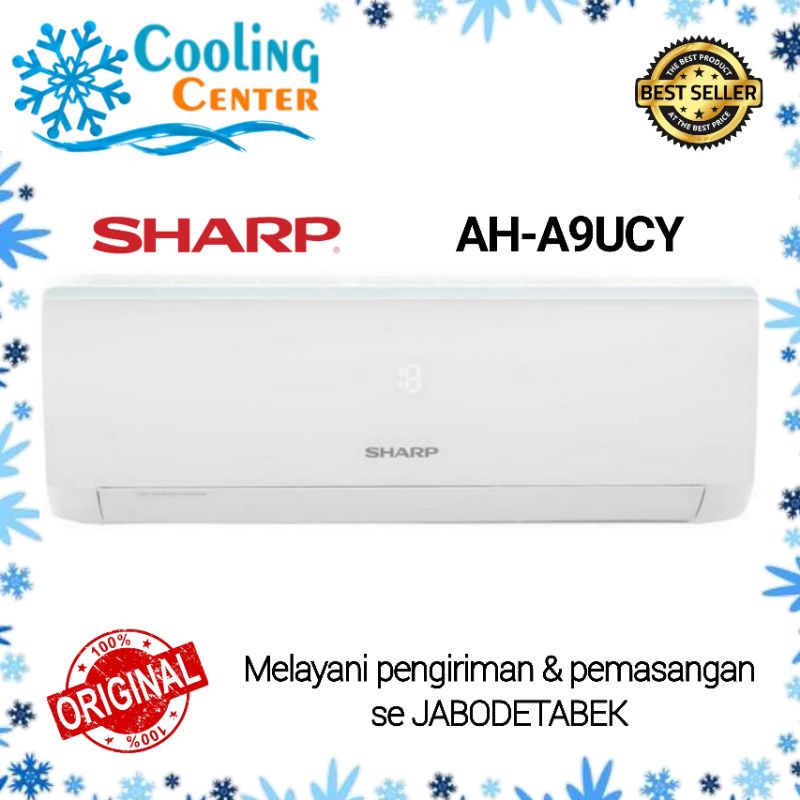 AC SHARP 1 pk AH - A 9 ZCYN TURBO + PASANG INSTALASI