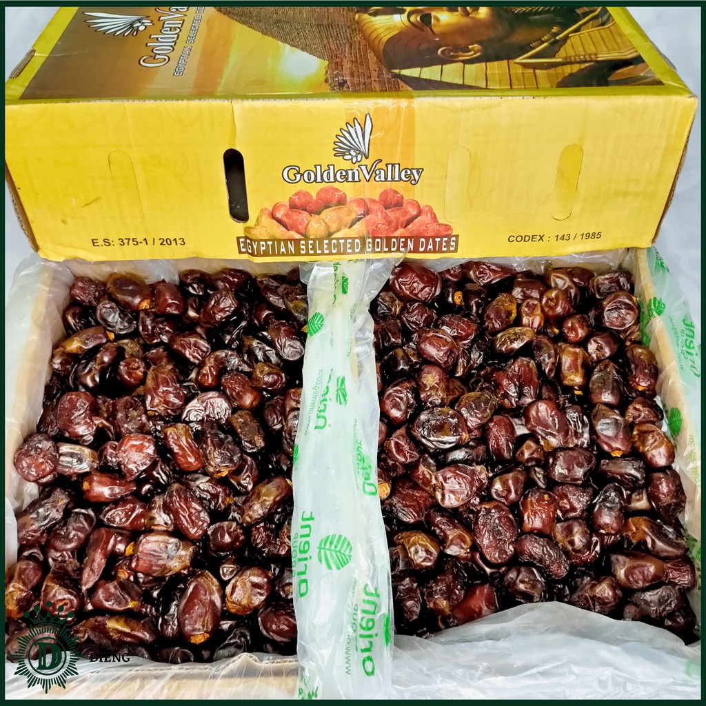 

KURMA GOLDEN VALLEY MESIR 1 DUS / 10 KG MANIS ENAK
