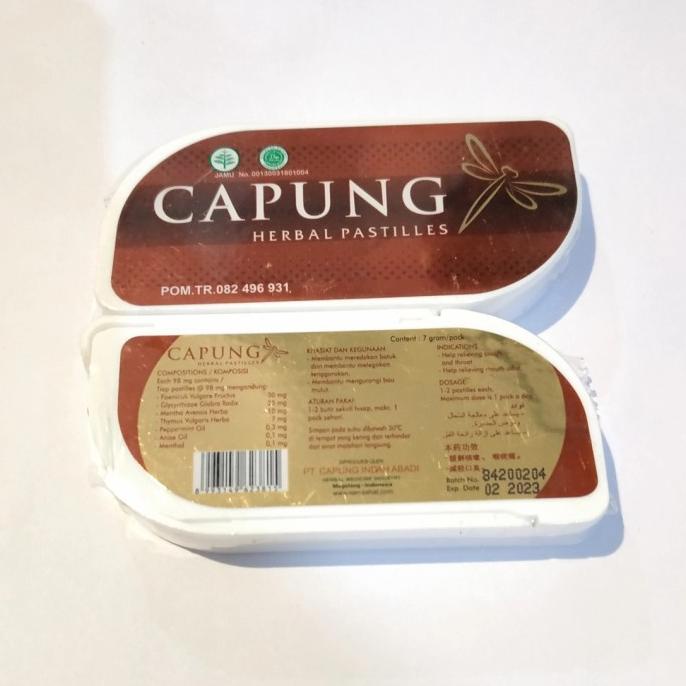 

Permen Capung Herbal Pastilles Mints
