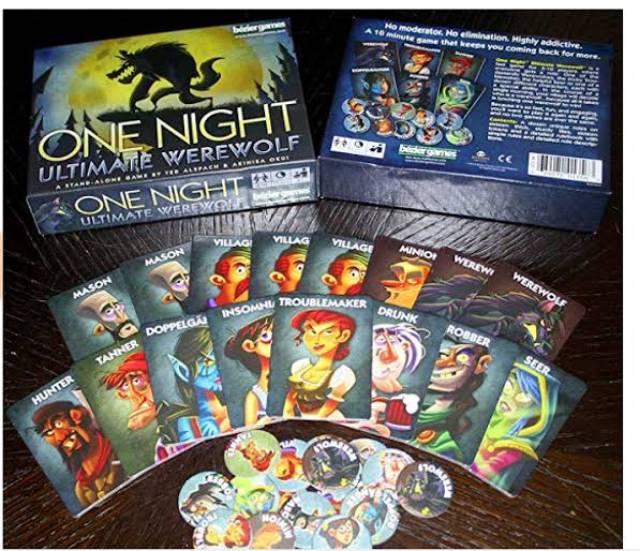 Board Game Ultimate Warewolf Mainan Kartu One Night Series Ultimate Warewolf Murah Card Game