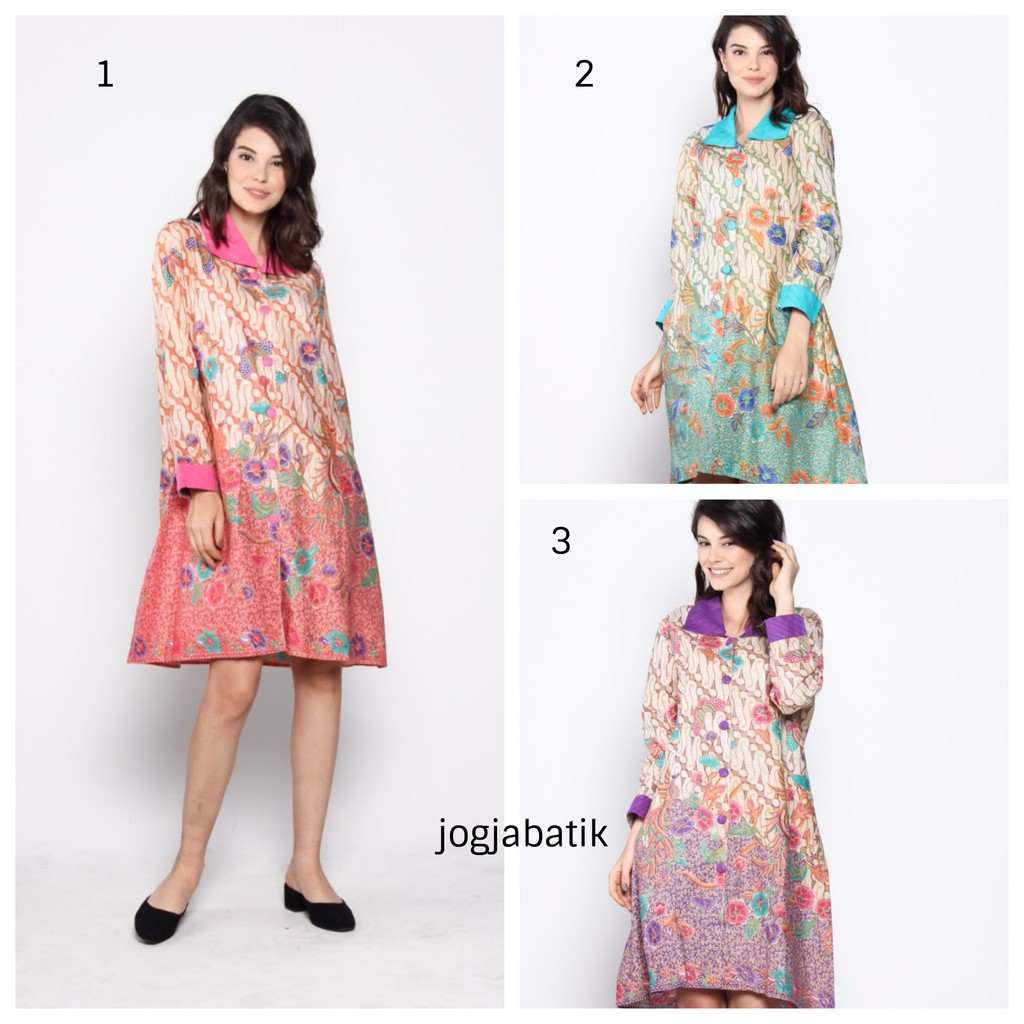 Dress Tunik Batik Wanita