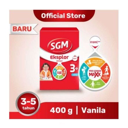 

SGM Eksplor 3 Plus 400gr Vanila / Madu