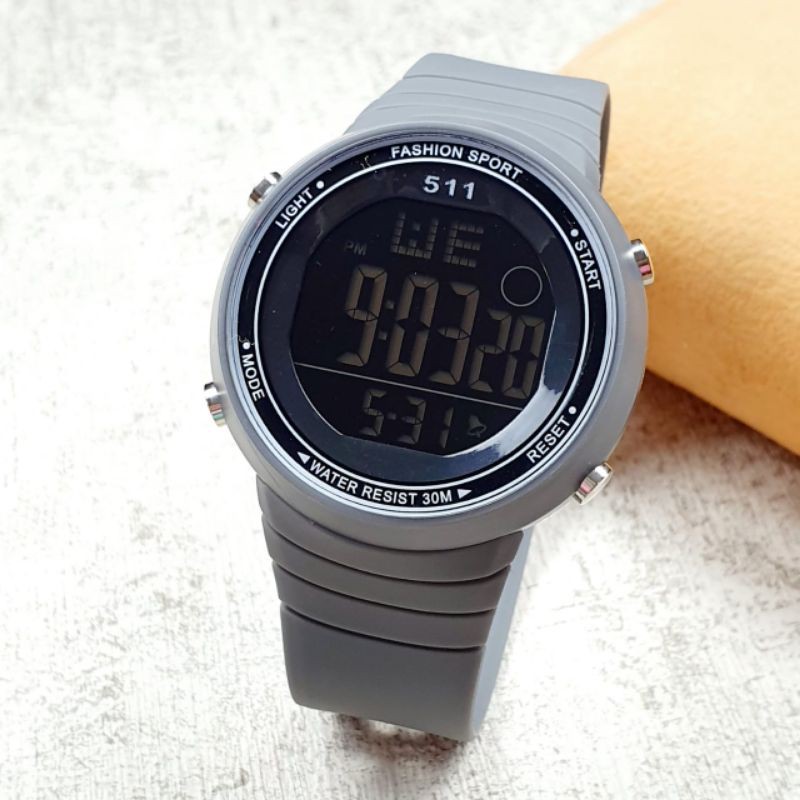 Jam Tangan Pria Elegant Strap Rubber Sporty Digital Anti Air BW-30 Tactical