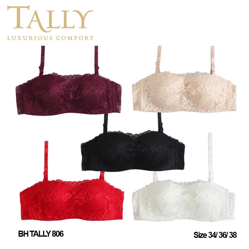 BH KEMBEN TALLY 806 BROKAT RENDA BUSA TIPIS ADA KAWAT - BRA KEMBEN WANITA MEREK TALLY BAHAN RENDA - ARA98 STORE