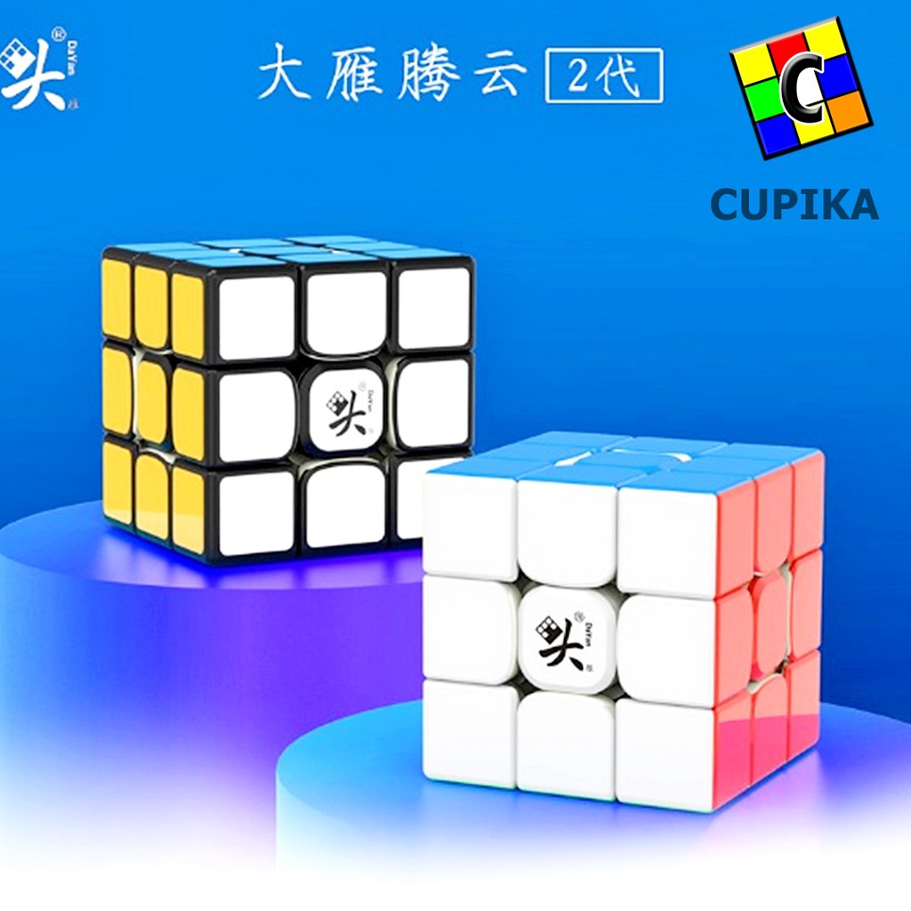 Rubik 3x3 Dayan GuHong V3 M Magnetic 3x3 Stickerless Original V3M