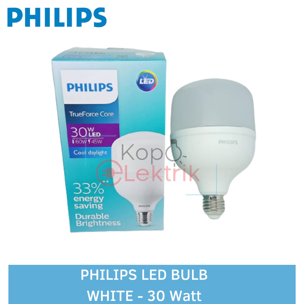 Lampu LED Philips 30w Trueforce Putih Philips 30 Watt