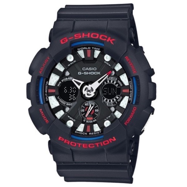 Jam Tangan Pria Casio G-Shock GA-120 GA-120TR-1A GA-120TR-1ADR (ORIGINAL)