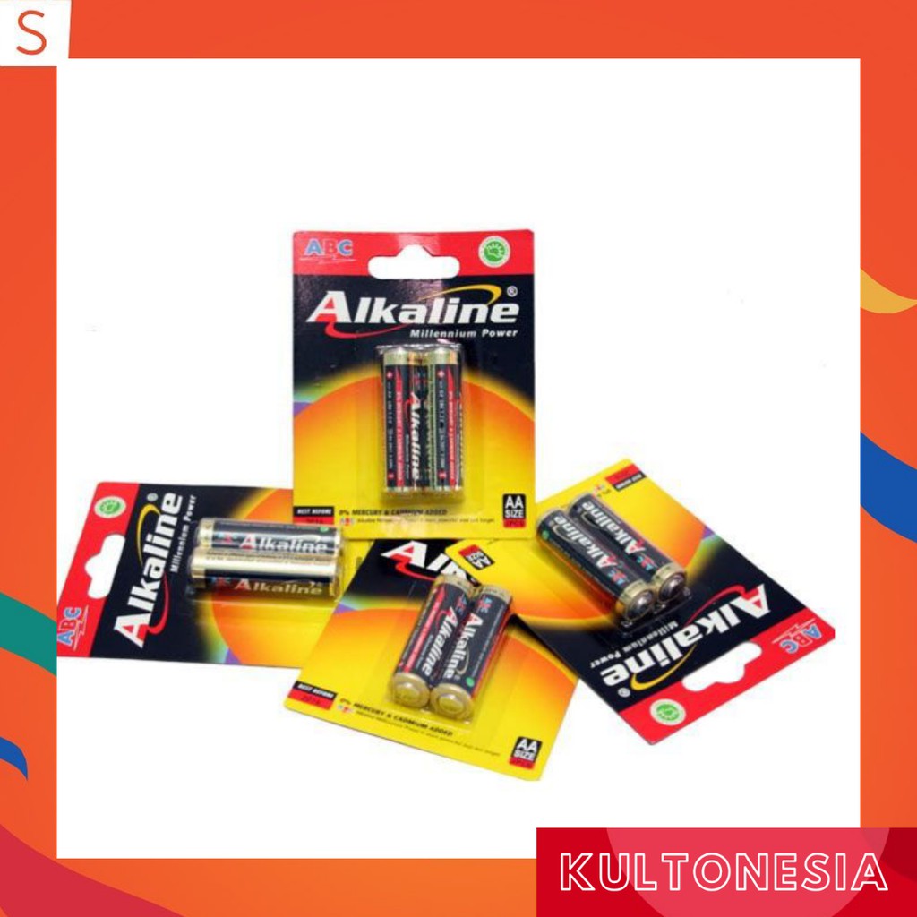 Baterai Alkaline ABC AA