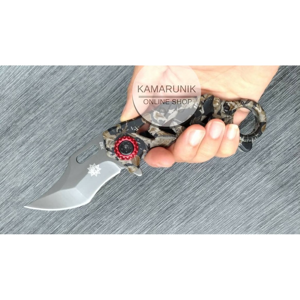 New Trend! KERAMBIT PISAU LIPAT X62 CK FOLDING KNIFE KNIVE KNIVES STAINLESS STEEL