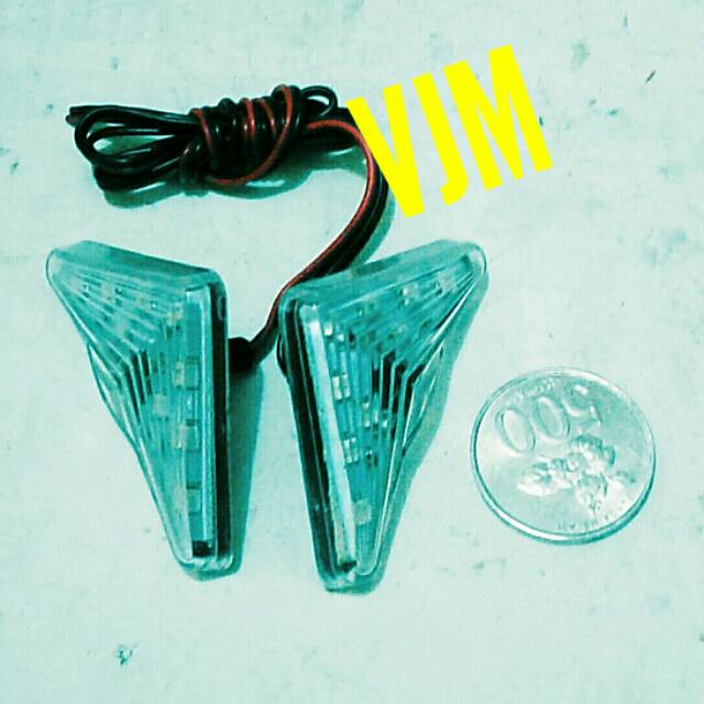 LAMPU SEN SEIN RITING MINI TEMPEL SEGITIGA LED UNIVERSAL